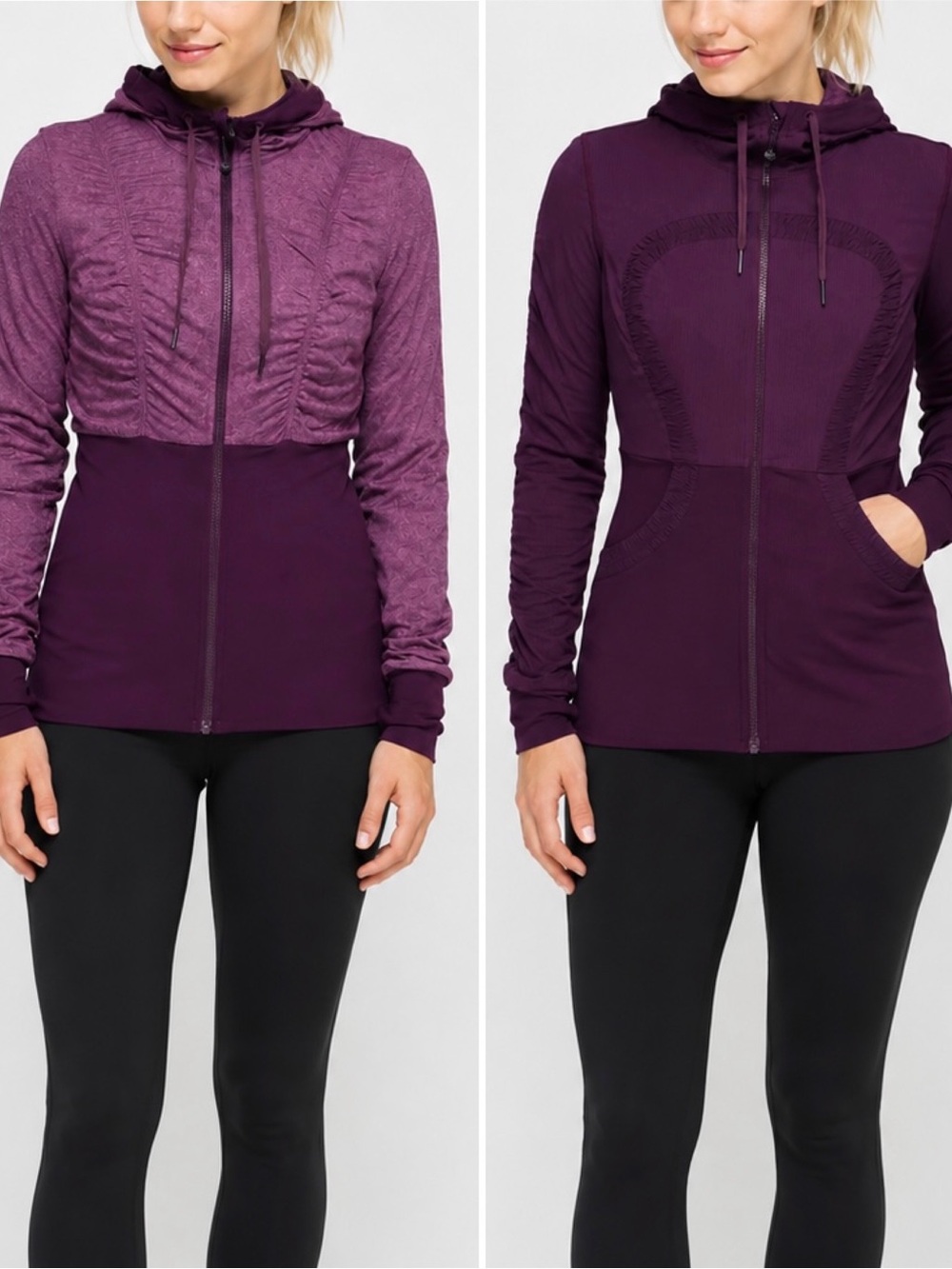 LULULEMON Reversible Dance Studio‎ Jacket in Plum W4C09S